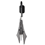 Бра черного цвета с плафоном из рельефного стекла Glass Pod варинант исполнения - 7 | Loft Concept в Барнауле