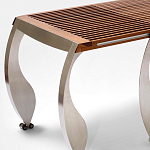 Дизайнерский раздвижной обеденный стол Poltronova Split Dining Table варинант исполнения - 8 | Loft Concept в Барнауле