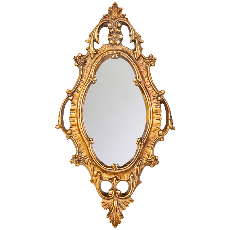 Зеркало настенное в ажурной раме бронзового цвета Classic Ornament Mirror Бронза Зеркало Зеркало настенное в ажурной раме бронзового цвета Classic Ornament Mirror Бронза Зеркало в Барнауле | Loft Concept