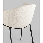 Стул Brace букле белый варинант исполнения - 3 | Loft Concept в Барнауле