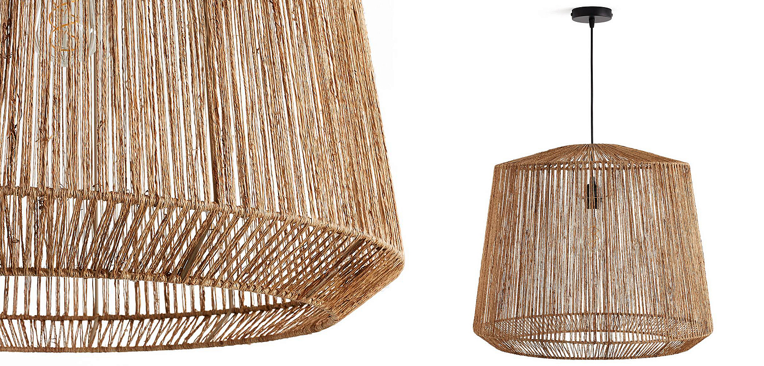 Подвесной светильник Signe Wicker Hemp Beige 59 Подвесной светильник Signe Wicker Hemp Beige 59 - Loft-Concept в Барнауле
