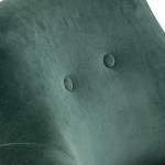 Кресло велюровое темно-зеленого цвета Diaspro Green Armchair варинант исполнения - 5 | Loft Concept в Барнауле