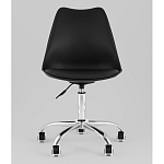 Офисный стул на металлическом основании EGGERY Black пластик варинант исполнения - 5 | Loft Concept в Барнауле