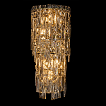 Бра с каскадом из прозрачного хрусталя и корпусом золотого цвета Constant Sparks варинант исполнения - 1 | Loft Concept в Барнауле