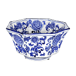 Чаша белая с синим цветочным узором Chino Dishes варинант исполнения - 1 | Loft Concept в Барнауле