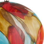 Настольная лампа разноцветная с овальным тканевым абажуром Abstraction варинант исполнения - 1 | Loft Concept в Барнауле