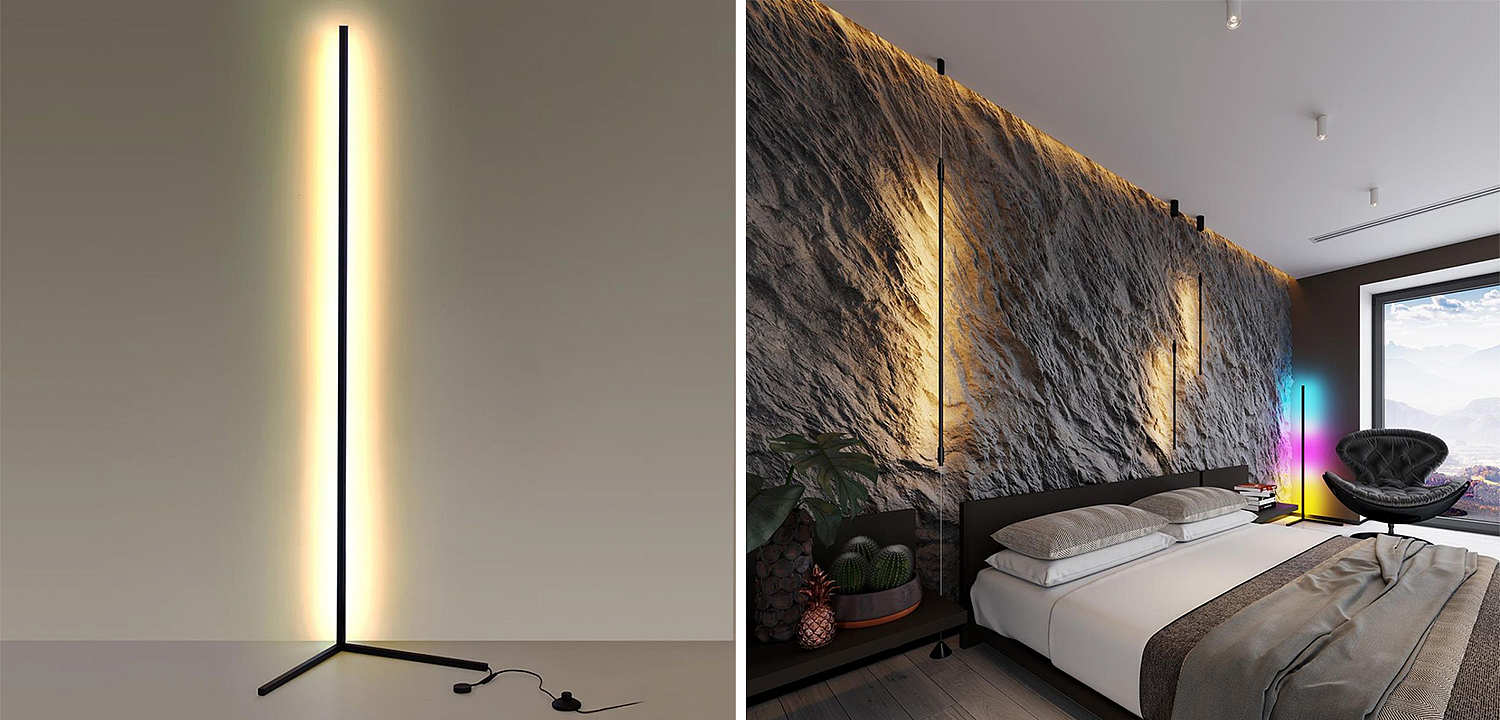 Торшер Trumpet Tube Black Angled Торшер Trumpet Tube Black Angled - Loft-Concept в Барнауле