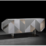 Комод с фасадом из геометрических фигур Coleccion Alexandra варинант исполнения - 2 | Loft Concept в Барнауле