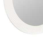 Зеркало в круглой фактурной раме Mirror Modern Texture белое варинант исполнения - 2 | Loft Concept в Барнауле