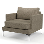 Мебельная ткань Шенилл коричневый цвет 138 см T4-28 варинант исполнения - 7 | Loft Concept в Барнауле