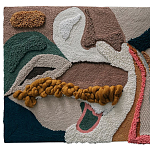 Тканый вручную текстильный гобелен Orchid варинант исполнения - 3 | Loft Concept в Барнауле