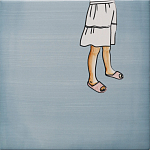 Плитка с узором Девочка единорог варинант исполнения - 4 | Loft Concept в Барнауле