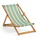 Шезлонг из акации и ткани Argentina варинант исполнения - 1 | Loft Concept в Барнауле