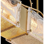 Люстра прямоугольная из фактурного стекла Chandelier Beam варинант исполнения - 1 | Loft Concept в Барнауле