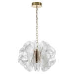 Люстра с крупными рельефным декором в виде лепестков 60 см Ethereal Bloom варинант исполнения - 2 | Loft Concept в Барнауле