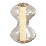 Бра светодиодное с стеклянным волнообразным плафоном Amphora of Light варинант исполнения - 4 | Loft Concept в Барнауле