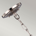 Подвесной светильник со стальным плафоном и белым матовым стеклянным шаром Feiss варинант исполнения - 3 | Loft Concept в Барнауле