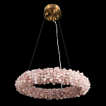 Люстра кольцевая с частичками натурального горного хрусталя Crystal Shimmer варинант исполнения - 3 | Loft Concept в Барнауле