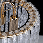 Люстра с подвесными рифлеными стеклянными трубками Nembus варинант исполнения - 19 | Loft Concept в Барнауле