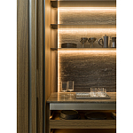 Кухонный гарнитур из дерева и камня с раздвижными дверцами OPERATING COLUMN 2.0 Dada Engenereed Kitchen варинант исполнения - 2 | Loft Concept в Барнауле