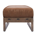 Банкетка Duncan винтажная коричневая кожа варинант исполнения - 2 | Loft Concept в Барнауле