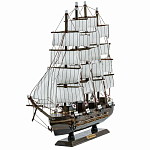 Декоративная модель деревянного тёмно-коричневого парусника в подарочной упаковке With The low варинант исполнения - 3 | Loft Concept в Барнауле