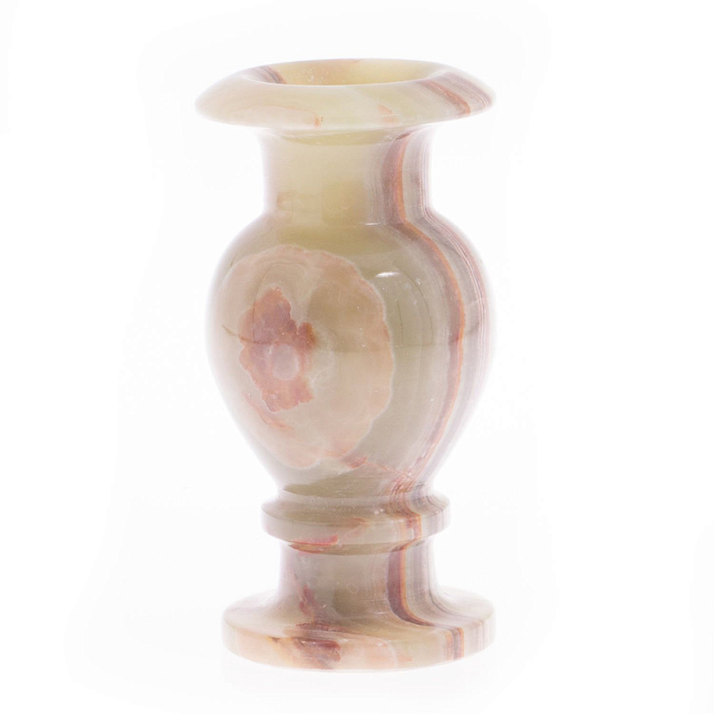 Ваза настольная из камня оникс Stone Vase Ваза настольная из камня оникс Stone Vase в Барнауле | Loft Concept
