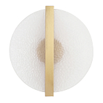 Бра с белым матовым стеклянным плафоном круглой формы Soft Glow Harmony варинант исполнения - 1 | Loft Concept в Барнауле