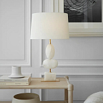 Настольная лампа на фигурном мраморном основании Conundrum варинант исполнения - 2 | Loft Concept в Барнауле