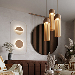 Бра круглое натуральная Пробка Natural Cork варинант исполнения - 5 | Loft Concept в Барнауле