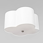 Потолочный светильник с белым волнистым плафоном из ткани Vitorino варинант исполнения - 3 | Loft Concept в Барнауле
