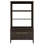 Стеллаж Primo с ящиками Темный орех варинант исполнения - 8 | Loft Concept в Барнауле