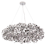 Люстра подвесная круглая с многочисленными металлическими круглыми элементами Terzani Argent варинант исполнения - 2 | Loft Concept в Барнауле