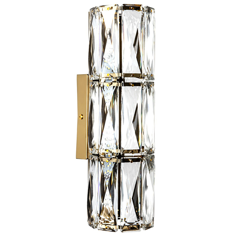 Хрустальное бра Marzia Crysral Golden Wall Lamp Золотой Прозрачный Хрустальное бра Marzia Crysral Golden Wall Lamp Золотой Прозрачный в Барнауле | Loft Concept