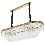 Люстра с хрустальными подвесками Riche Crystal Metal Chandelier 12 варинант исполнения - 1 | Loft Concept в Барнауле