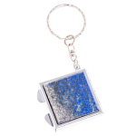 Зеркало брелок складное двухстороннее из натурального камня Лазурит Stone Mirrors варинант исполнения - 5 | Loft Concept в Барнауле