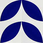 Дизайнерская плитка с узором Лепесток варинант исполнения - 2 | Loft Concept в Барнауле