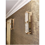 Бра прямоугольное с текстурным природным рисунком IceFlame варинант исполнения - 6 | Loft Concept в Барнауле