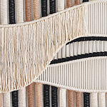 Художественный Гобелен из нитей Макраме Dunes Wall Art варинант исполнения - 2 | Loft Concept в Барнауле
