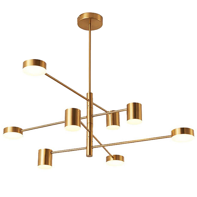 Светильник LED Lighting Gold 8 lampholders Золотой Светильник LED Lighting Gold 8 lampholders Золотой в Барнауле | Loft Concept