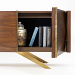 ТВ-тумба в цвете американский орех Introduce варинант исполнения - 3 | Loft Concept в Барнауле