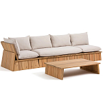 Уличное кресло из массива акации Trivett Wooden Chair варинант исполнения - 8 | Loft Concept в Барнауле