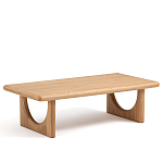 Стол журнальный из массива и шпона дуба Oak Essence Carden варинант исполнения - 1 | Loft Concept в Барнауле