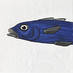 Плитка с узором Рыба пловчиха варинант исполнения - 5 | Loft Concept в Барнауле