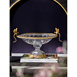 Чаша из прозрачного стекла с рельефным ободком и фигурками стрекоз Eden Garden варинант исполнения - 2 | Loft Concept в Барнауле