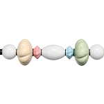 Подвесной светильник линейный с керамическими элементами 24W LED Fragrant Light варинант исполнения - 5 | Loft Concept в Барнауле