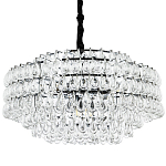 Люстра с хрустальными подвесками в виде капель Antoine Crystal Drops Chrome Chandelier 16 варинант исполнения - 1 | Loft Concept в Барнауле