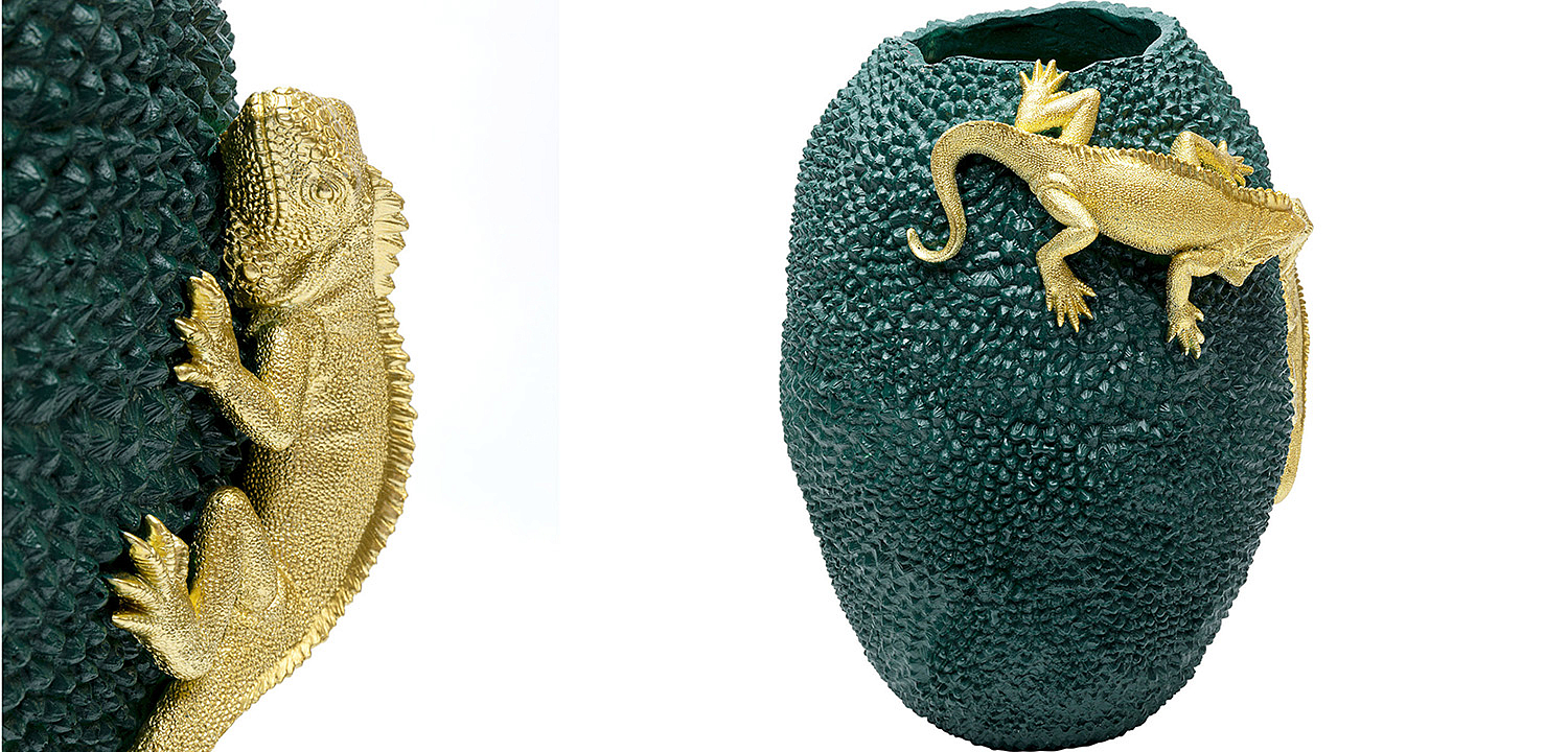 Ваза Two Lizards and green fruit Ваза Two Lizards and green fruit - Loft-Concept в Барнауле