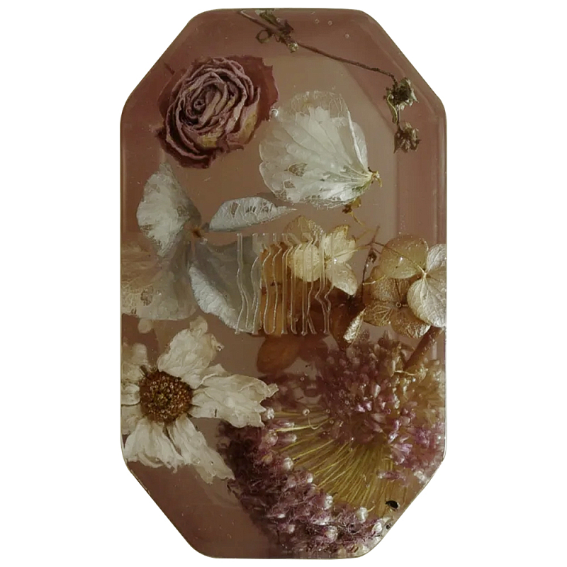 Шкатулка из эпоксидной смолы с цветами розовая Epoxy Resin Flowers Box Pink Розовый Шкатулка из эпоксидной смолы с цветами розовая Epoxy Resin Flowers Box Pink Розовый в Барнауле | Loft Concept