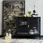 Сервант двухдверный с рифленым стеклом The Keeper варинант исполнения - 6 | Loft Concept в Барнауле